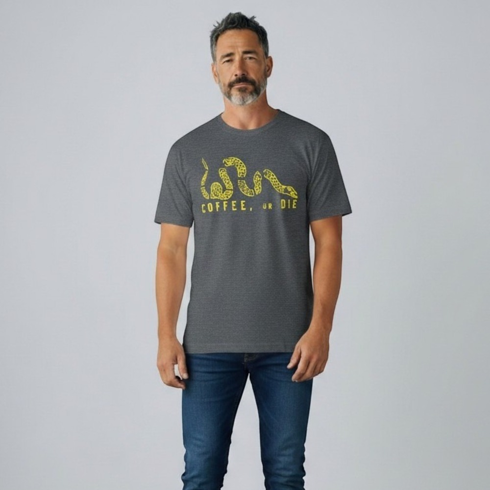 Black Rifle Coffee Company T-Shirt Mens XXXL Snake Graphic Gray